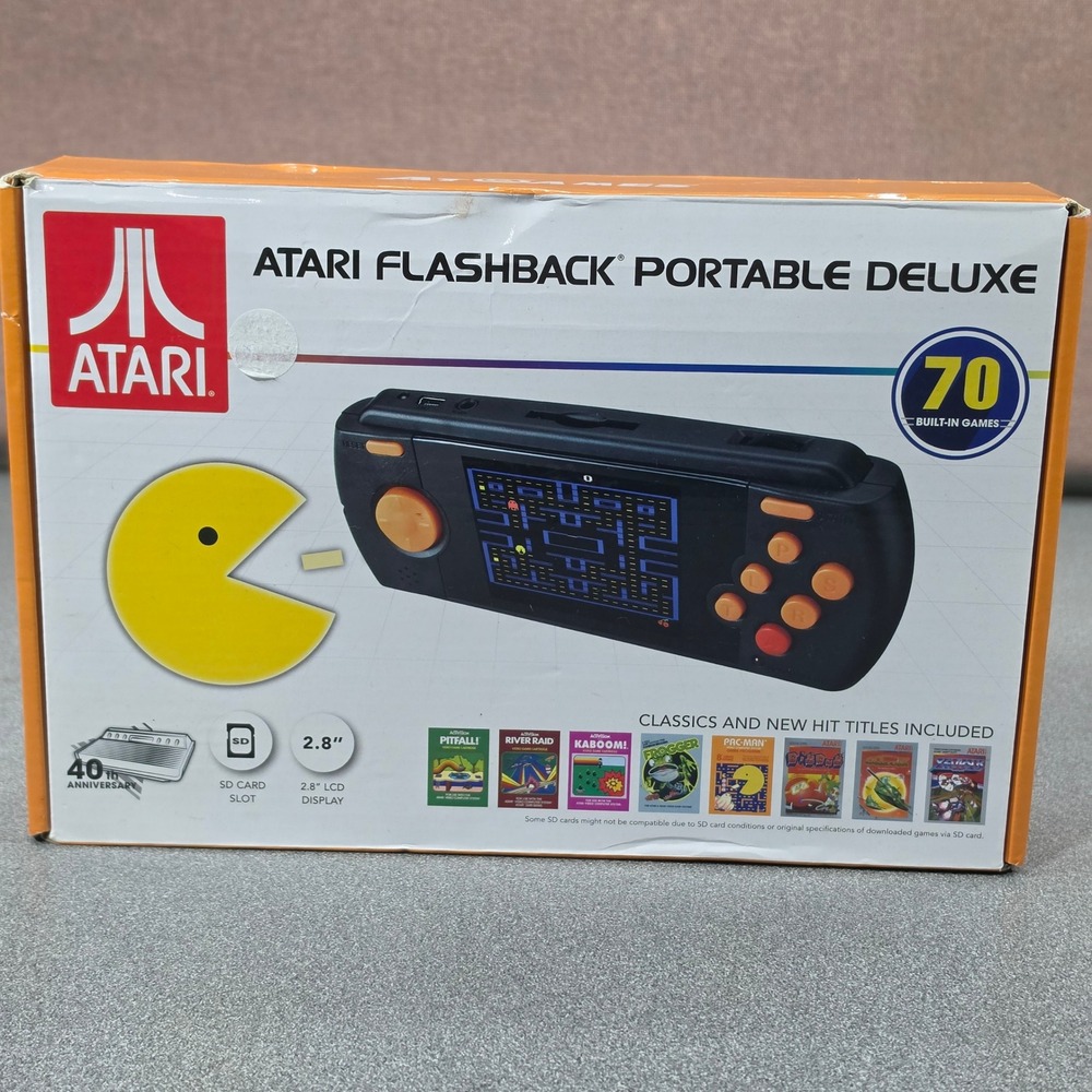 Atari Flashback Portable Deluxe Console Excellent 70 Games